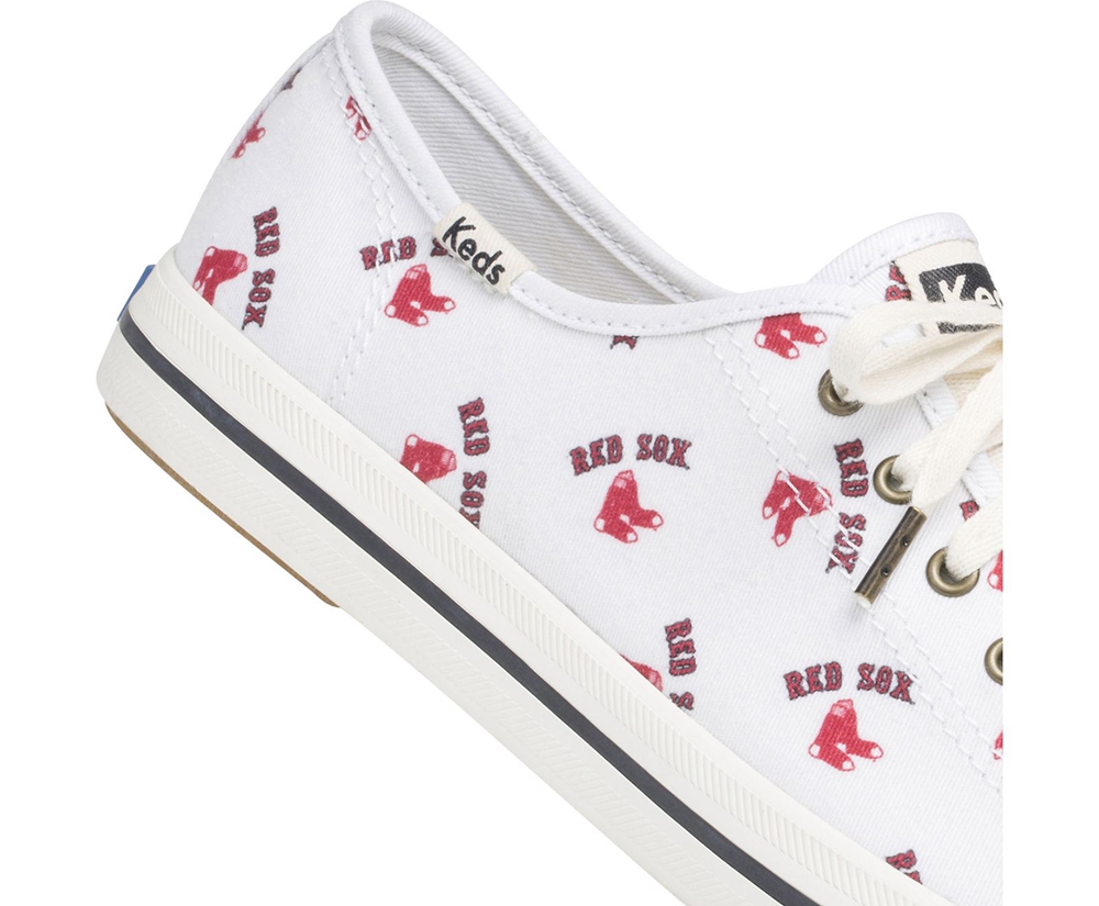 Zapatillas Keds Mujer Blancas/Rojas - Kickstart Mlb® - 329-ENJSPU